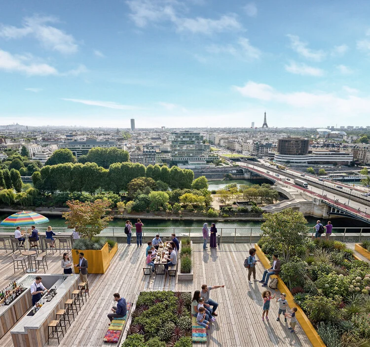 RSHP Wins Competition to Redevelop Rives-Défense Site in Paris - Image 3 of 4